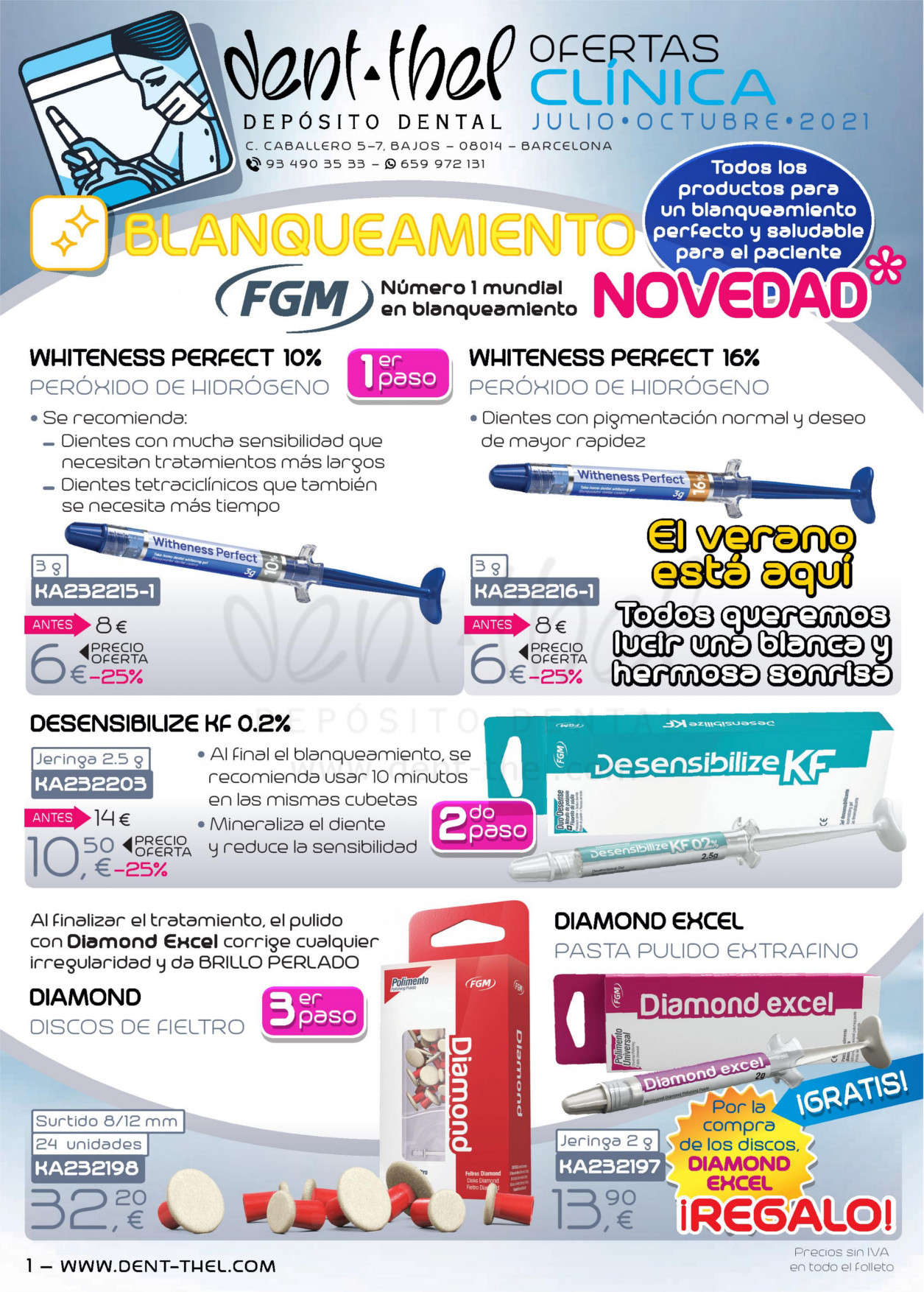 Ofertas Dent-thel para clínica