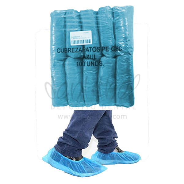 Cubrezapatos Desechables Azules Paq.10 Unidades