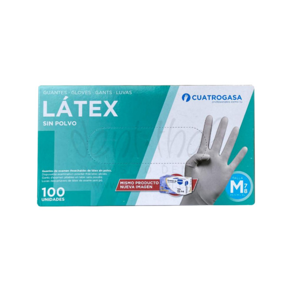 Guantes Látex (100 und) - GLSP1 - Consumible - Epotam Esthetic