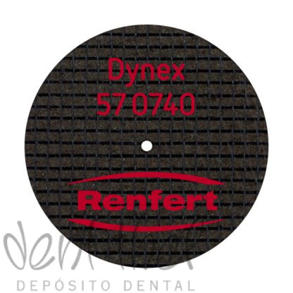 20 DYNEX discos doble refuerzo fibra 0,7x40 mm