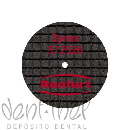 20 DYNEX discos doble refuerzo fibra 0,25x26 mm