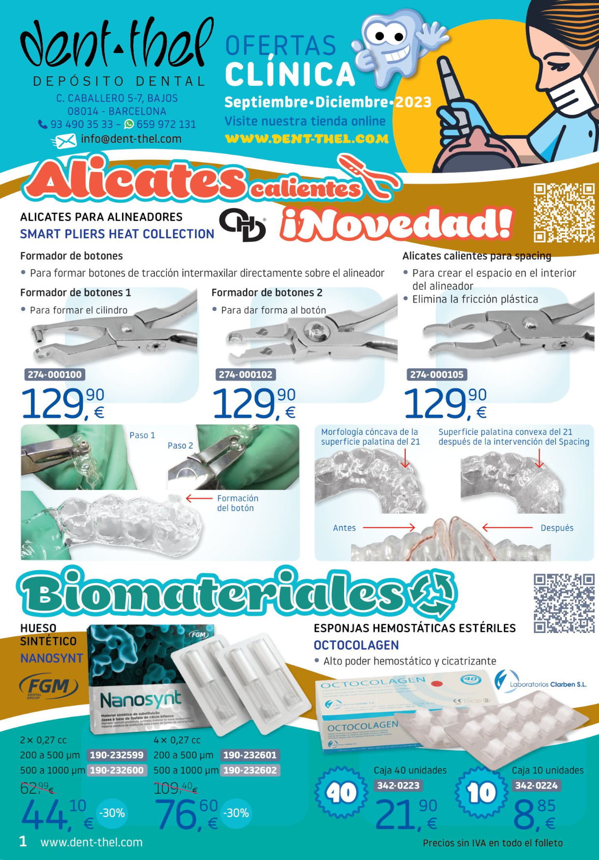 Ofertas Dent-thel para clínica