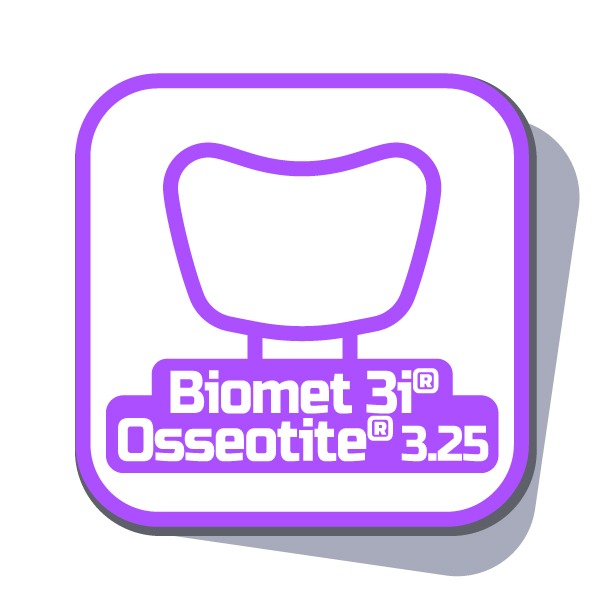 Productos para BIOMET 3i® OSSEOTITE® 3,25 dental Dentthel