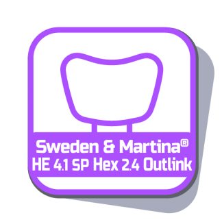 SWEDEN & MARTINA® HE 4,1 SP hex 2,4 Outlink