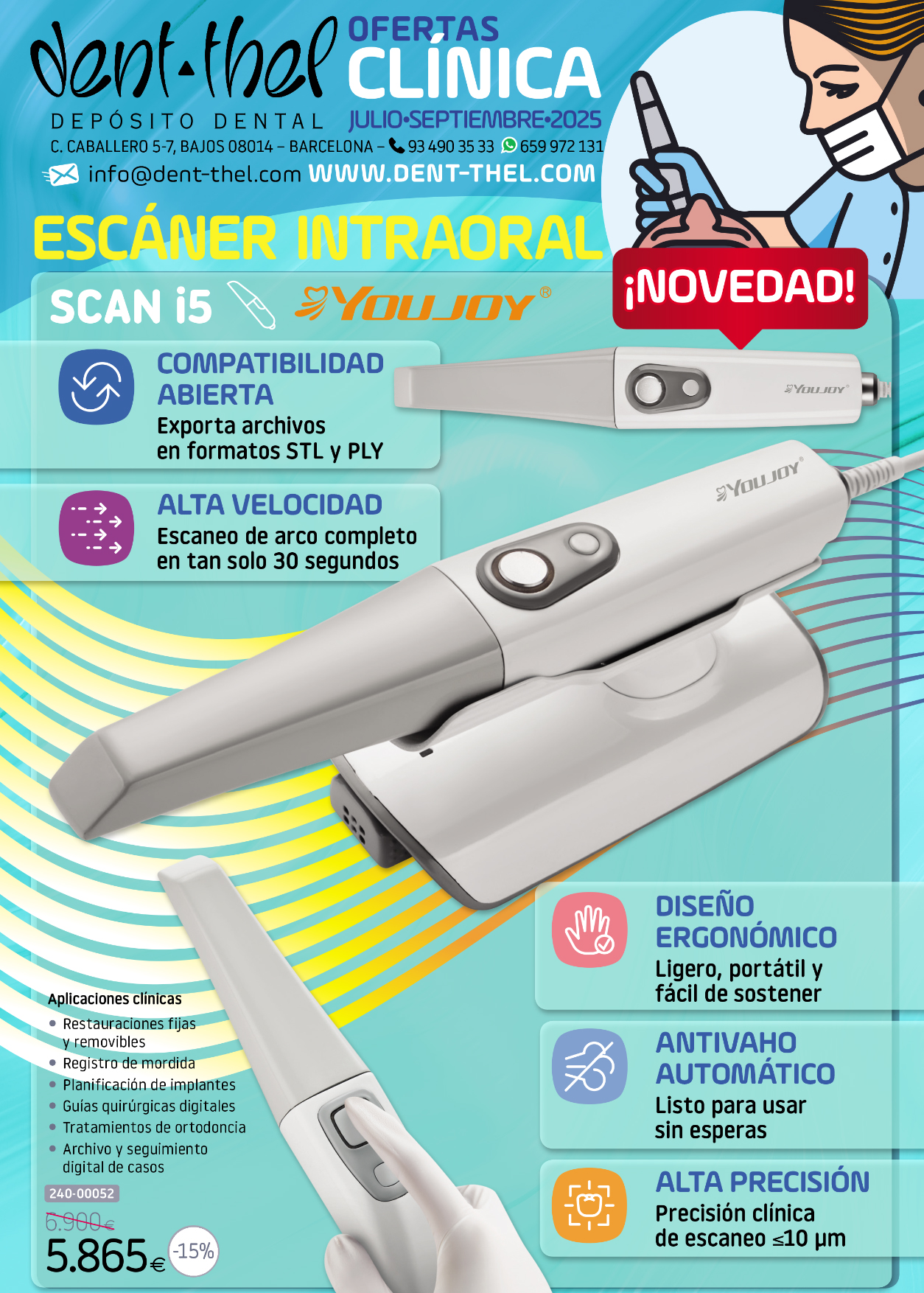 Ofertas Dent-thel para clínica