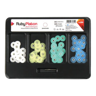 RubyPlaton Discos pulido ø14mm 40ud + 1 Mandril