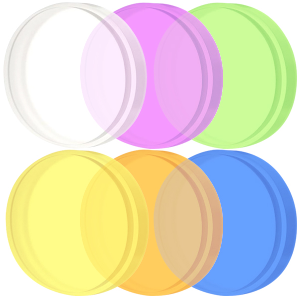 DISCO PMMA Color Transparente 98ø x18mm