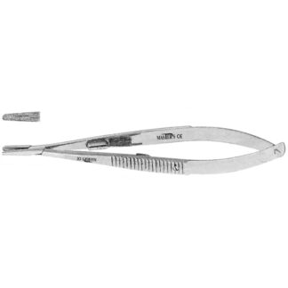 PORTA-AGUJAS CASTROVIEJO RECTA 14 cm 786-469