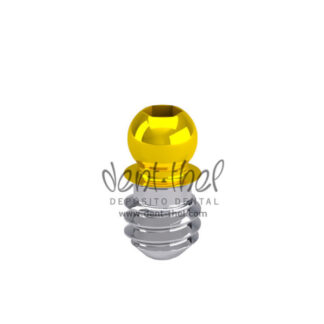 ESFERA Enroscar Micro Cad Cam, hex 0,9 mm, rosca de 2,0 mm