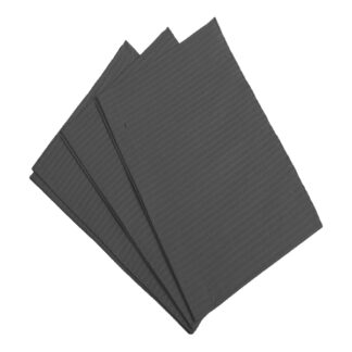 500 SERVILLETAS 2 PAPEL + 1 PE NEGRAS