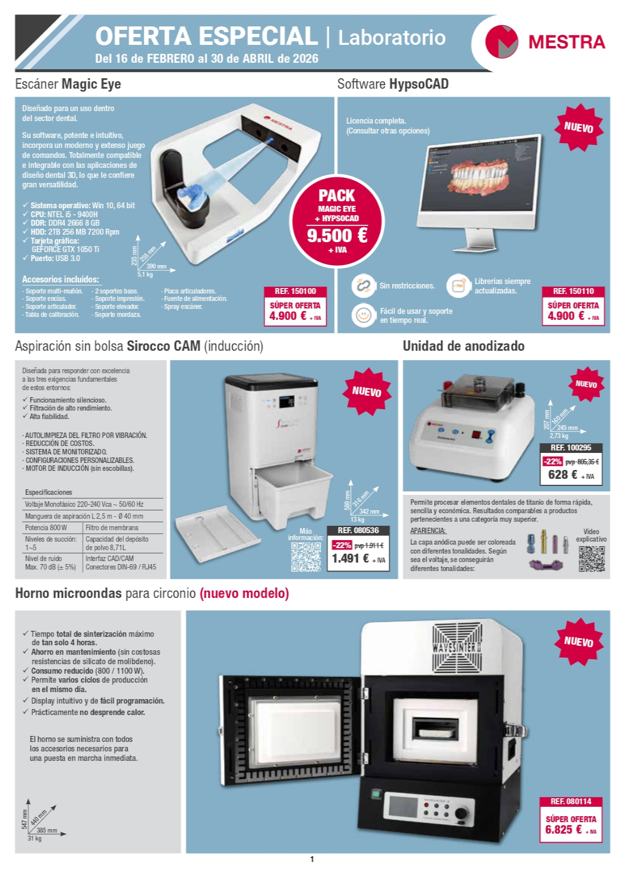 Ofertas Mestra laboratorio hasta 31/01/2026