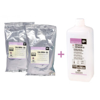 CALIBRA 3D Revestimiento 50x160g 8kg + LIQUIDO Expansor 1000ml