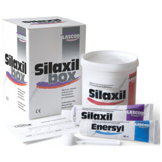 SILAXIL Box (Putty 900ml + Light body 140ml + catalizador + 10 hojas mezcla)