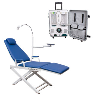 PACK UNIDAD Dental compacto transportable + Camilla portable
